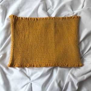 Gold tube top